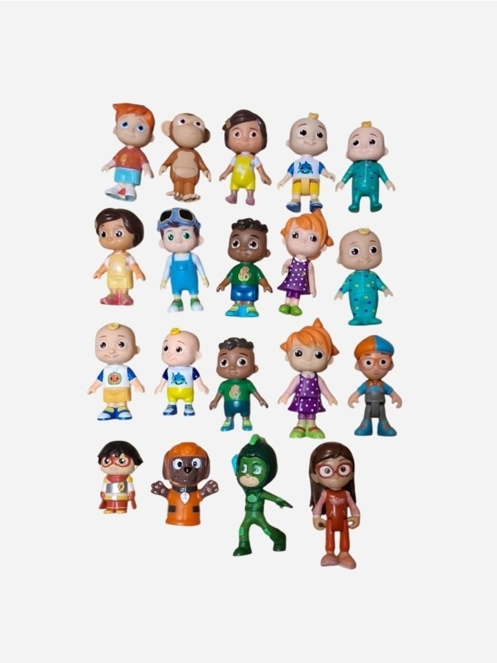 Assorted Kids Character Toy Figures